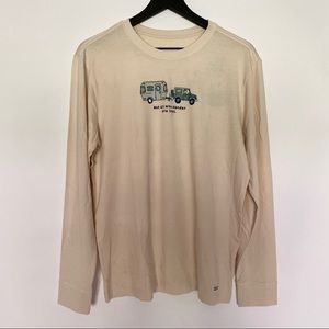 Life Is Good Camper Long-Sleeve Tshirt